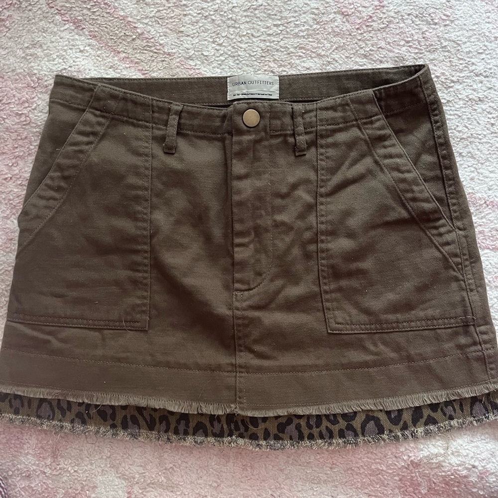 Olive Mini Skirt